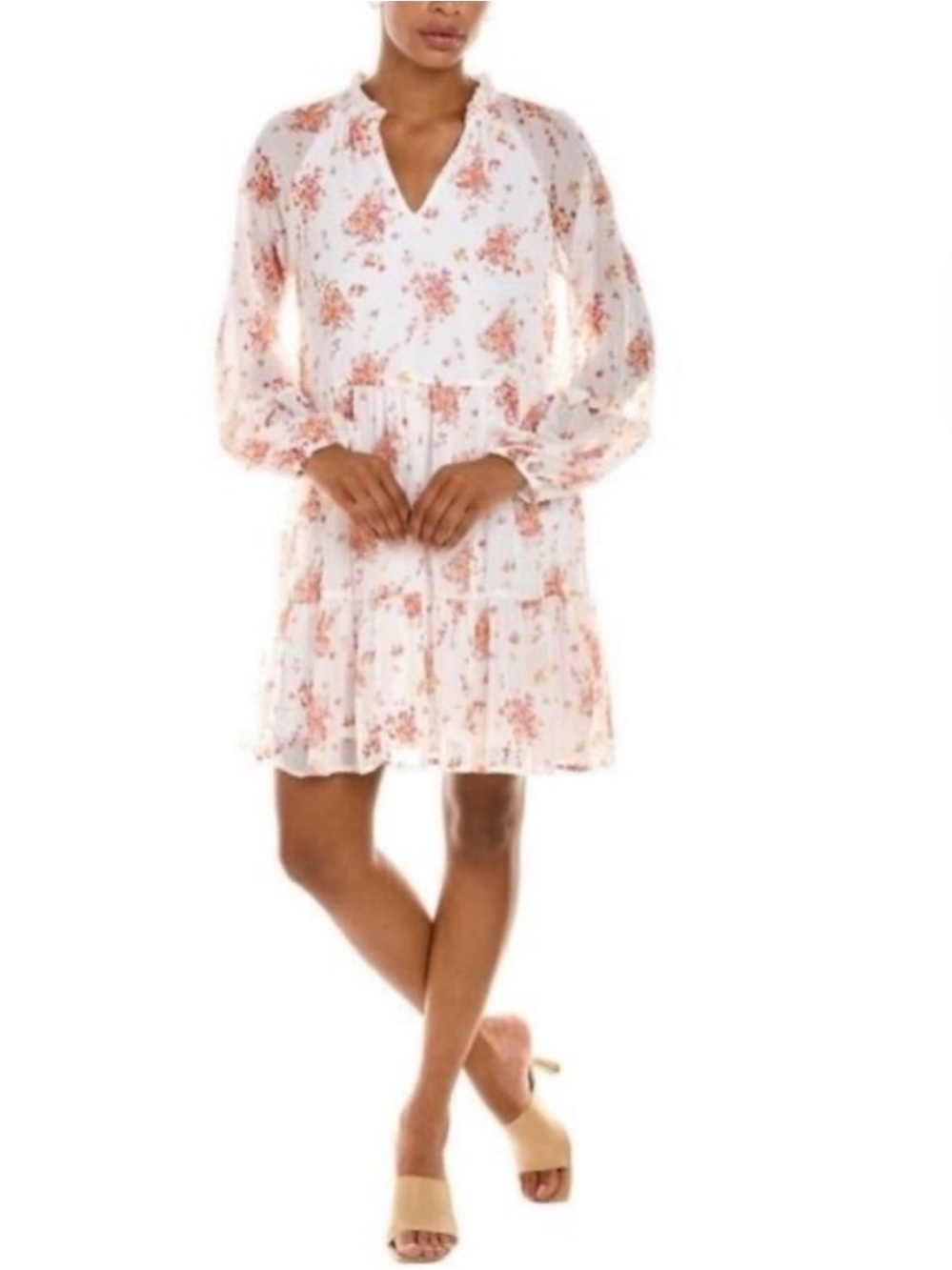 Vince Camuto Floral Tiered Dress